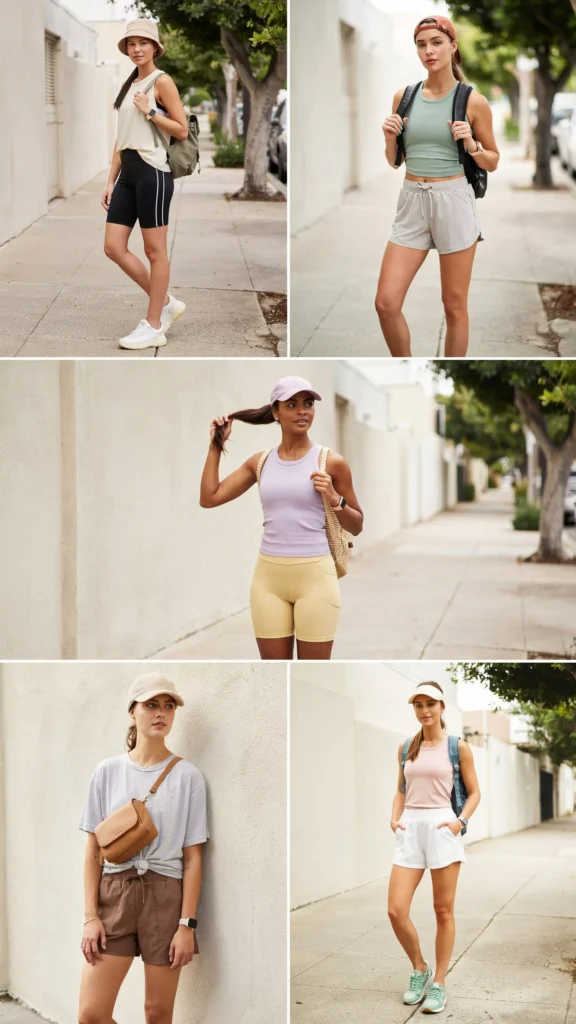 Jersey Tank with Athletic Shorts