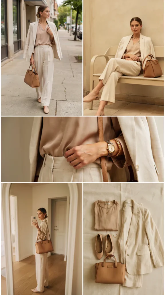 Monochrome Beige Outfit