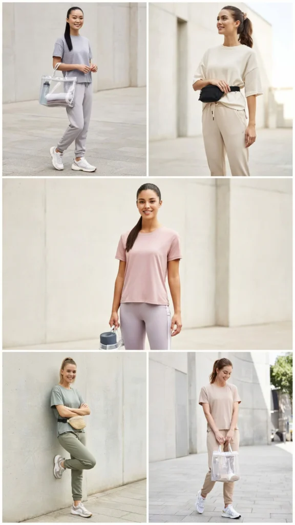24. Family-Friendly Tee with Joggers