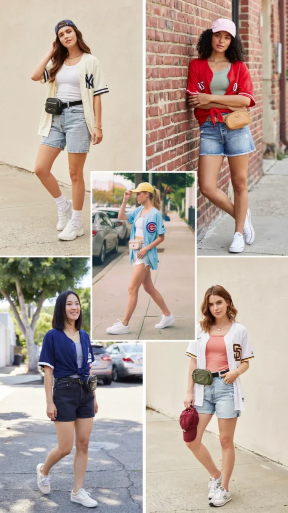 Cropped Tank Top with Baggy Jeans